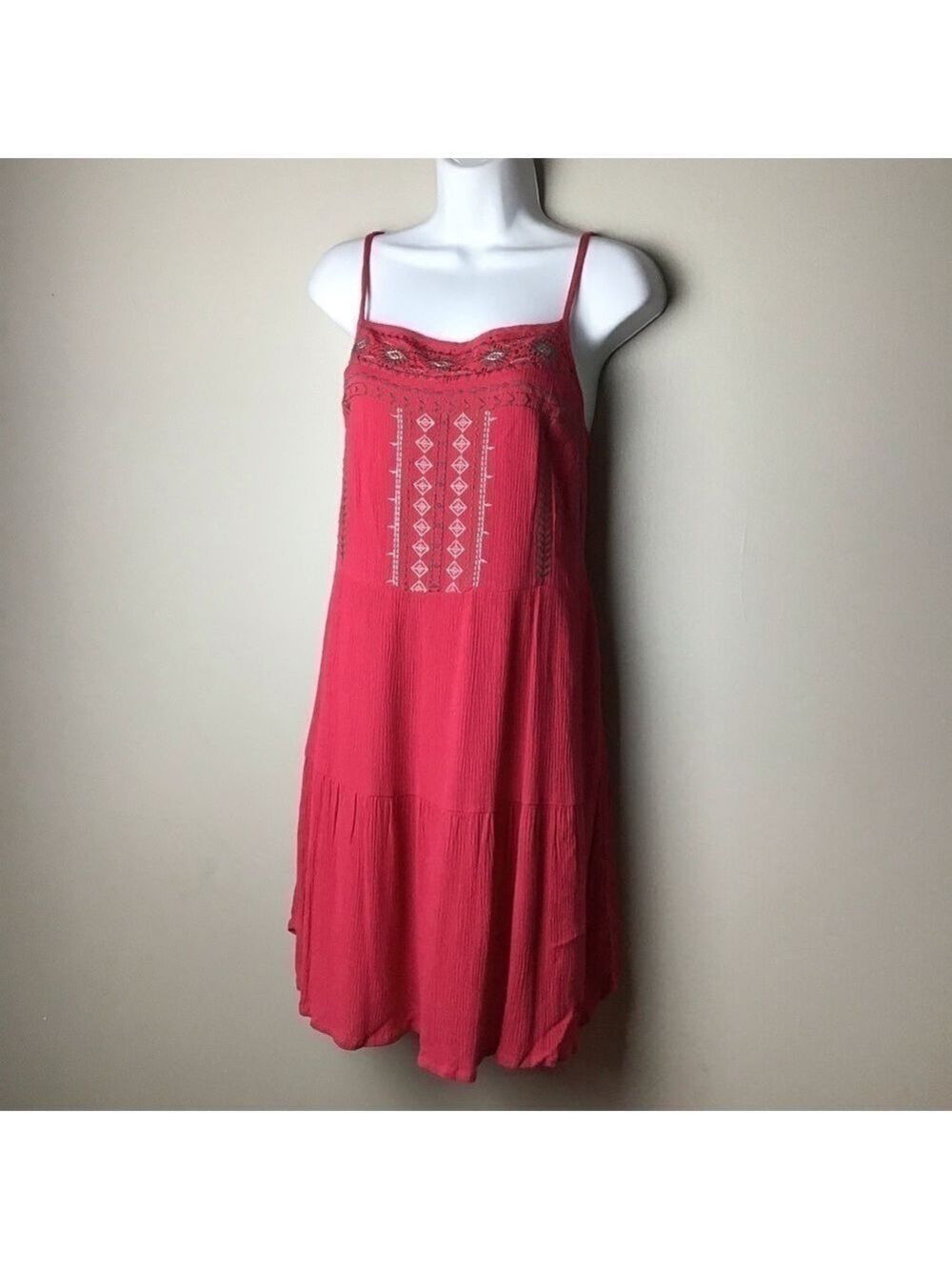 Chelsea & Violet Raspberry April Embroidered Dress - Picture 2 of 6